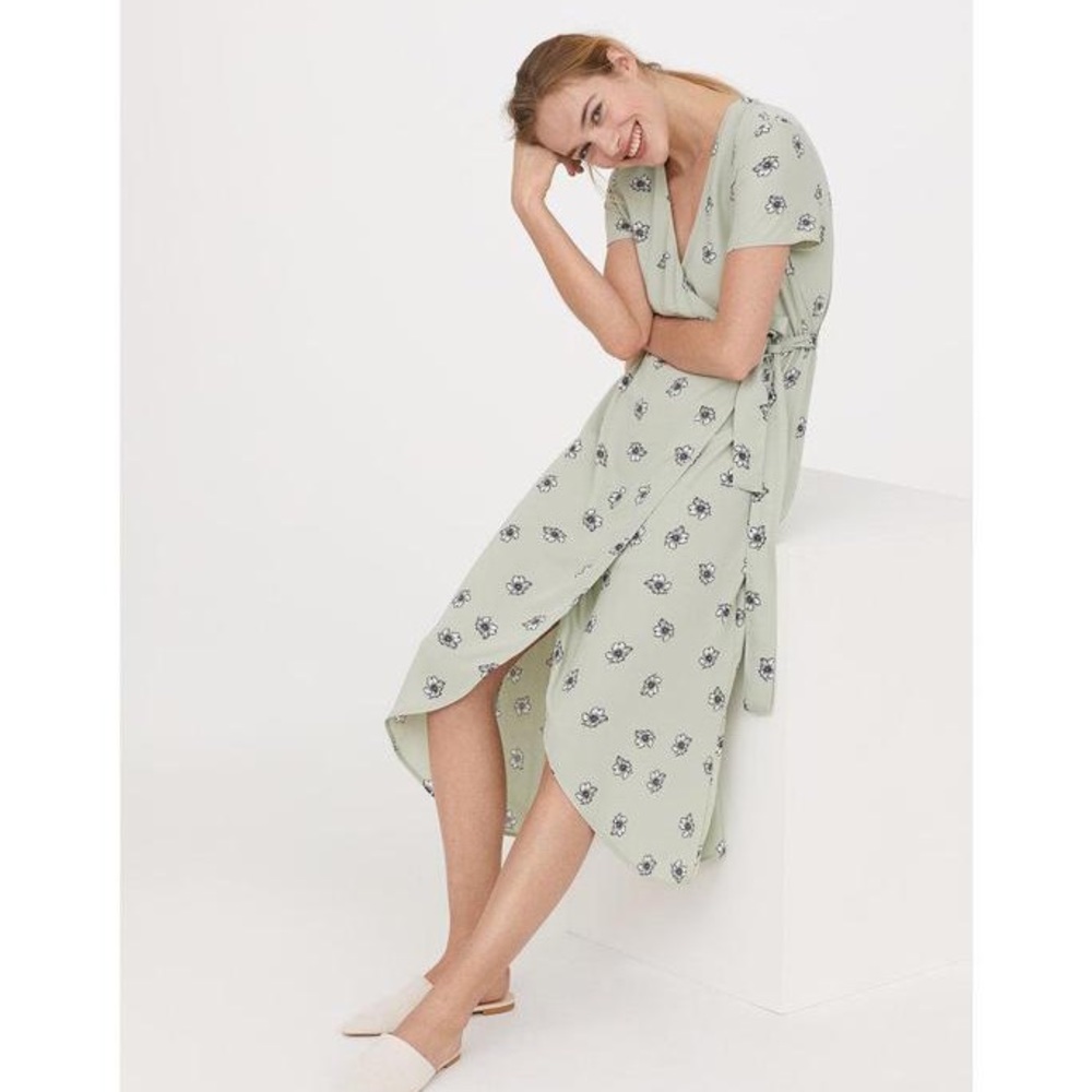 Calf length dress